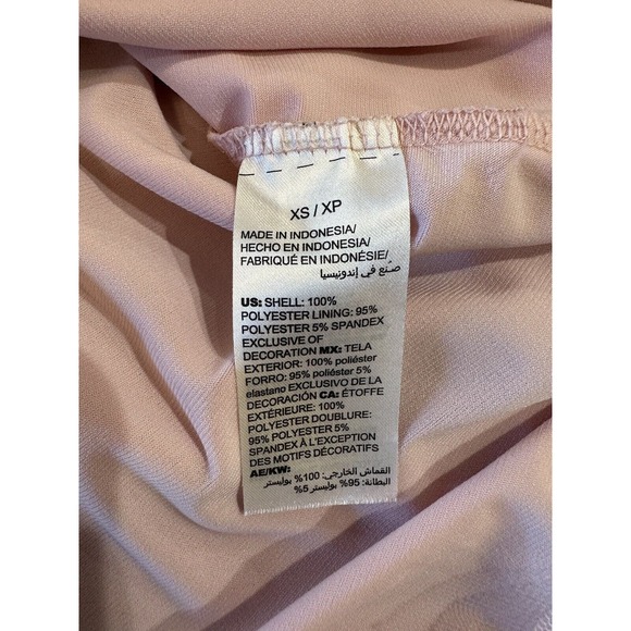 White House Black Market Light Pink Tulle Layered Sleeveless Tank Top Size XS - Picture 8 of 12